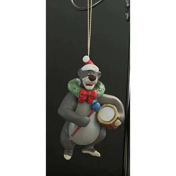 Disney Character Porcelain Treasures Grolier Baloo Jungle Book Hanging Ornament - Picture 2 of 12